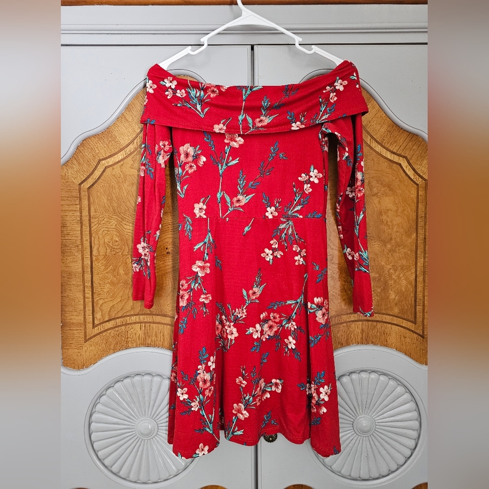 Buttery soft off shoulder dress